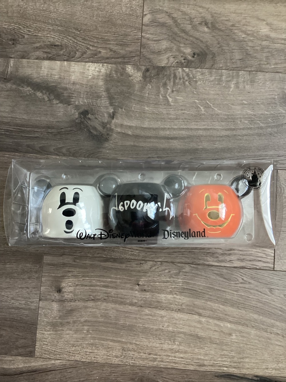 Mickey Mouse Disneyland Theme Parks 3 Pack Halloween Votive Set
